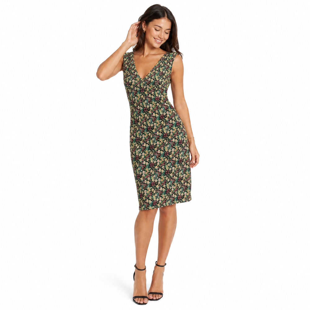 AFRM Womens Dress XS Floral Cottagecore Whimsigoth Bodycon Coquette Boho Chic